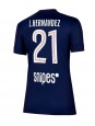 Paris Saint-Germain Lucas Hernandez #21 Hjemmedrakt Dame 2025-26 Korte ermer